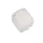 Розетка с крышкой белая в сборе брызгозащищенная IP44