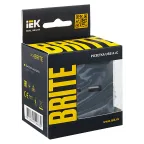 BRITE Розетка USB A+C 18Вт РЮ11-1-БрМ маренго