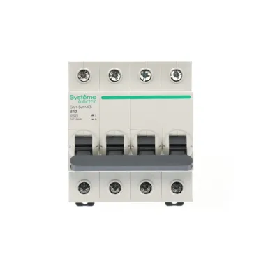 Выключатель автоматический четырехполюсный (АВ) B 40А 4P 6kA 400В City9 Set