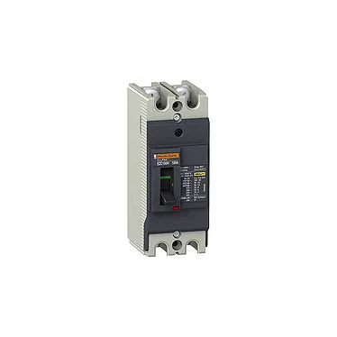 Выключатель автоматический двухполюсный EZC100 30 KA/380В 2Т 100 A