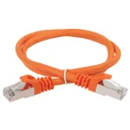 Патч-корд категория 5е FTP 1 метр PVC оранжевый