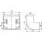 Угол внешний AEM 15x17 In-liner