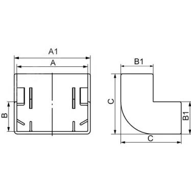 Угол внешний AEM 15x17 In-liner
