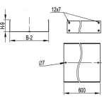 Расширение телескопическое 100x80мм