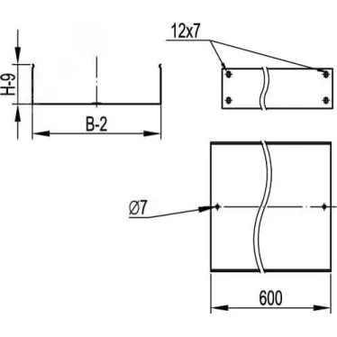 Расширение телескопическое 100x80мм