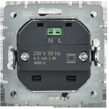 BRITE Подсветка LED встраиваемая ПЛ20-БрШ шампань