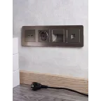 BRITE Подсветка LED встраиваемая ПЛ20-БрШ шампань