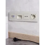 BRITE Подсветка LED встраиваемая ПЛ20-БрКр бежевый