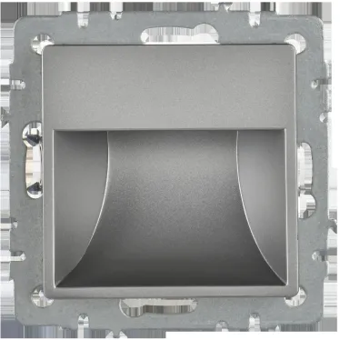 BRITE Подсветка LED встраиваемая ПЛ20-БрС сталь