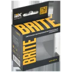 BRITE Подсветка LED встраиваемая ПЛ20-БрГ графит