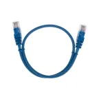 Патч-корд U/UTP, CAT 5e, RJ45-RJ45, 26AWG, LSZH, синий, 0,5м,