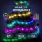 Умная гирлянда RGB, 10 м, ПДУ (управление цветом и режимами), таймер, USB, 100 LED, IP20 ERASG -01
