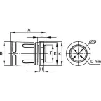 Муфта 32мм труба-коробка IP67 М32х1.5