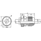Сальник PG7 3-6мм IP68