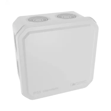 Коробка распределительная с кабельными вводами IP55 100х100х50мм (розница)