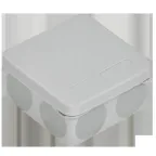 Коробка расп. КМ42435 о/п 80х80х40мм IP67 8 вв. серая