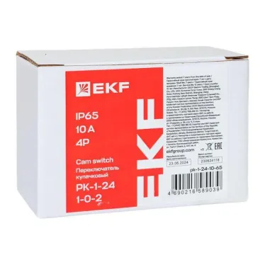 Переключатель кулачковый ПК-1-24 10А 4P (1-0-2) IP65