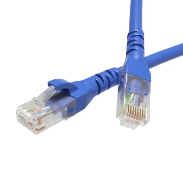 Патч-корд неэкранированный CAT5E U/UTP 4х2 LSZH синий 1.5м