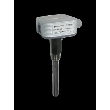 Датчик температуры погружной, 0...+100 град 0...10В RS485/Modbus 150мм ~24В±20%/-15...35В с гильзой 100мм