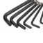 Набор ключей имбусовых TORX T10-T50, CrV, 9 шт., оксидированные, на кольце