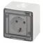 Розетка Эксперт 11-2501-01 2P+E IP55, 16A-250В, ОУ, белый