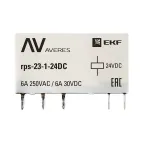 Реле РП slim 23/1 6A 24В DC AVERES