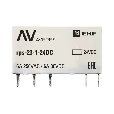 Реле РП slim 23/1 6A 24В DC AVERES