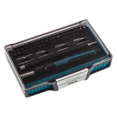 Отвертка-реверс для точн. раб., 48 пред., PH + PZ + SL + HEX + Torx + TT, CrMo, 2к рукоятка