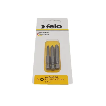 Бита крестовая PH 1/PH 2/PH 3X50, 3 шт в блистере