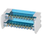 Шины на DIN-рейку NO-224-97 в корпусе кросс-модуль ШНК 2х11 L+PEN