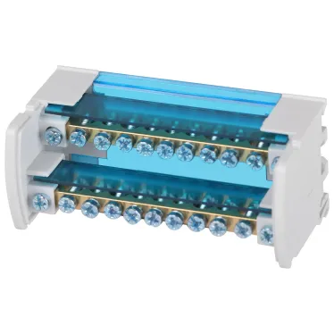 Шины на DIN-рейку NO-224-97 в корпусе кросс-модуль ШНК 2х11 L+PEN