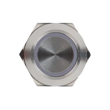 Кнопка S-Pro67 19 мм без фикс. с зеленой подсв. 230В PROxima