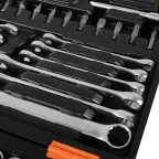 Набор инструментов, 1/2'' , 1/4'' , CrV, в кейсе 82 предм''
