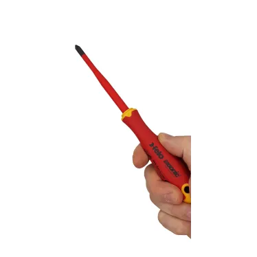 Набор диэлектрических отверток SL/PH/PZ E-Slim ERGONIC, бокорезов, плоскогубцев, длинногубцев, стриппера и отвертки тестера напряжения сети в сумке