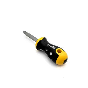 Отвертка Ergonic Stubby с двухсторонней битой SL5.5хPH2 60мм