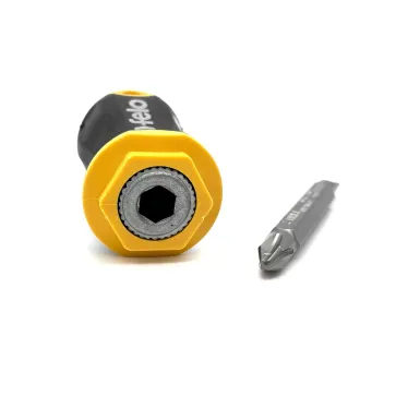 Отвертка Ergonic Stubby с двухсторонней битой SL5.5хPH2 60мм