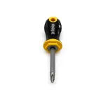 Отвертка Ergonic Stubby с двухсторонней битой SL5.5хPH2 60мм