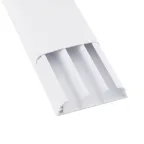 Кабель-канал 90x25 плинтусный треxсекционный с крышкой IN-Liner FRONT