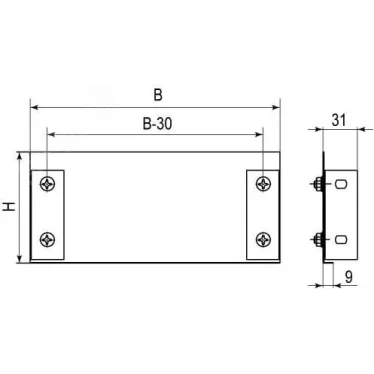 Пластина торцевая TC 100х100