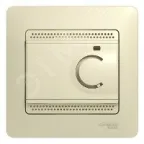 GLOSSA Термостат электронный теплого пола с датчиком в сборе 10A бежевый