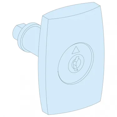Ручка с замком +2 ключа 405 IP55