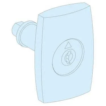 Ручка с замком +2 ключа 405 IP55
