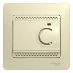 GLOSSA Термостат электронный теплого пола с датчиком в сборе 10A бежевый