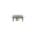 GLOSSA Розетка телефон/компьютер RJ11+RJ45 категория 5е в рамку белая