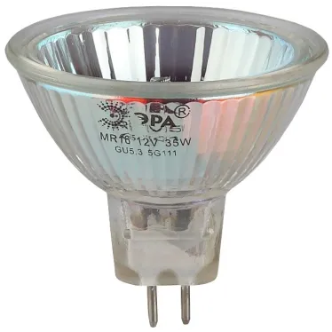 Лампа GU5.3-MR16-35W-12V-CL (галоген софит 35Вт нейтр GU5.3) (10/200/6000)