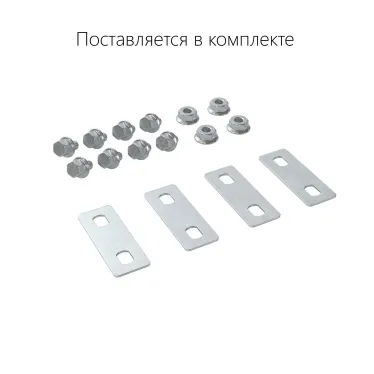 Крышка на угол CDSD/CDSS 90 вертикальный внеш. переходник осн.300, горячеоцинкованная в комплекте с метизами и пластинами PTCE