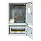 Щит учетно-распределительный навесной ЩУРн-3/15 с замком с окном IP31 БУР-3/15И