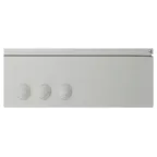Корпус металлический навесной SIMPLE ЩУ-3-1-1м 2-х дверный (445х400х155)герм замок IP54 У2 серый