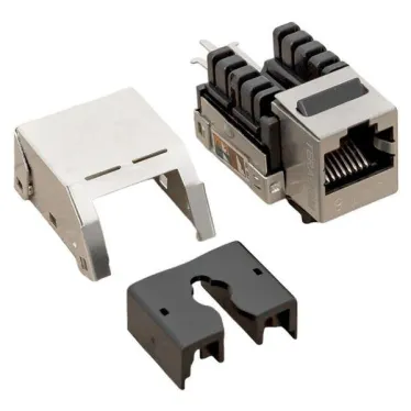 Модуль Keystone розеточный TERACOM PRO Cat.6 RJ-45экран. FTP 110 IDC 90 град.