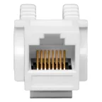 Модуль Keystone TERACOM PRO Cat.5E RJ-45 неэкранированный 110 IDC 90 градусов белый